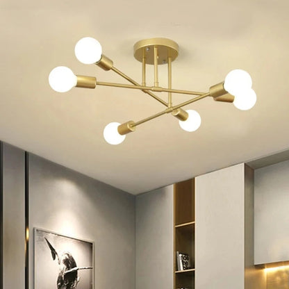 Lampe Design Métal Chromé avec Douille E27 – Élégante et Lumineuse