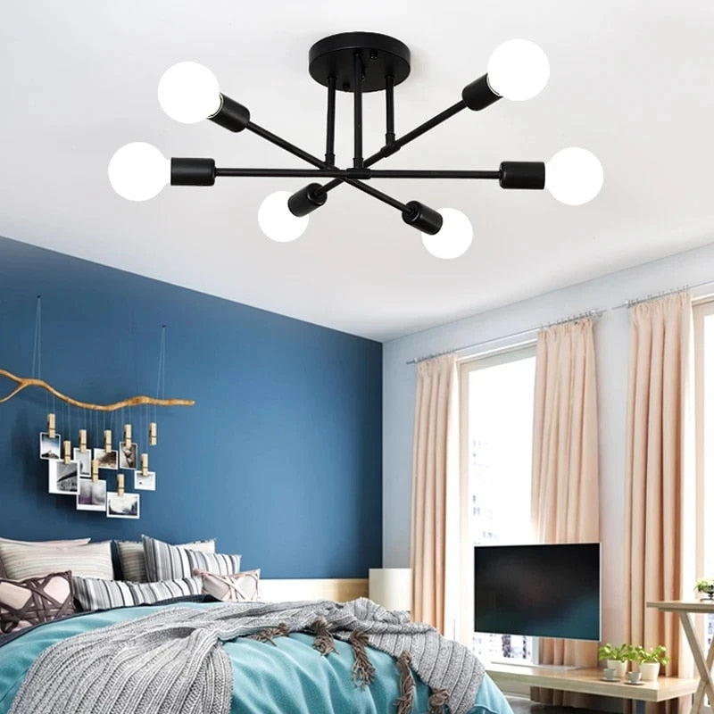 Lampe Design Métal Chromé avec Douille E27 – Élégante et Lumineuse