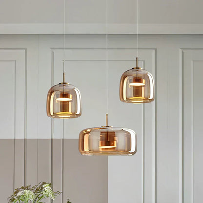 Luminaire Suspendu Verre Clair | Décoration Intérieure Élégante