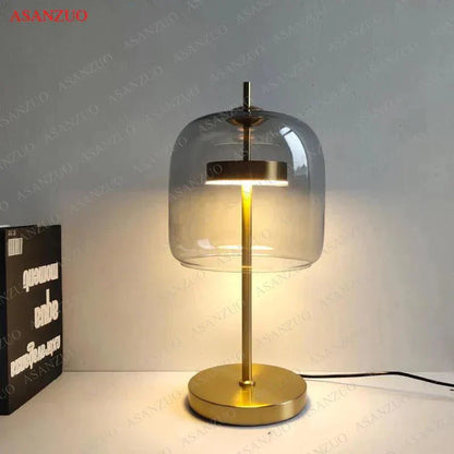 Lampe Verre Clair Moderne LED Élégante