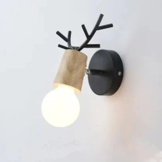 Lampe Murale Design Bois de Cerf | Éclairage Chic et LED Économique - Foivo