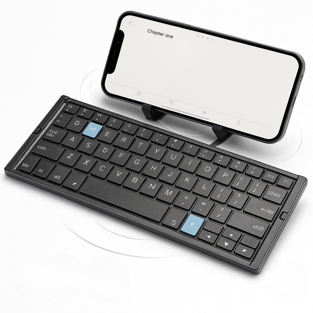Clavier Bluetooth Compact pour Tablettes | Ultra Léger et Conçu Pour Voyager - Foivo