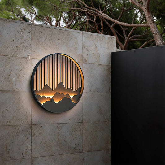 Lampe Murale Extérieure Design | Éclairage Solaire Rustique - Foivo