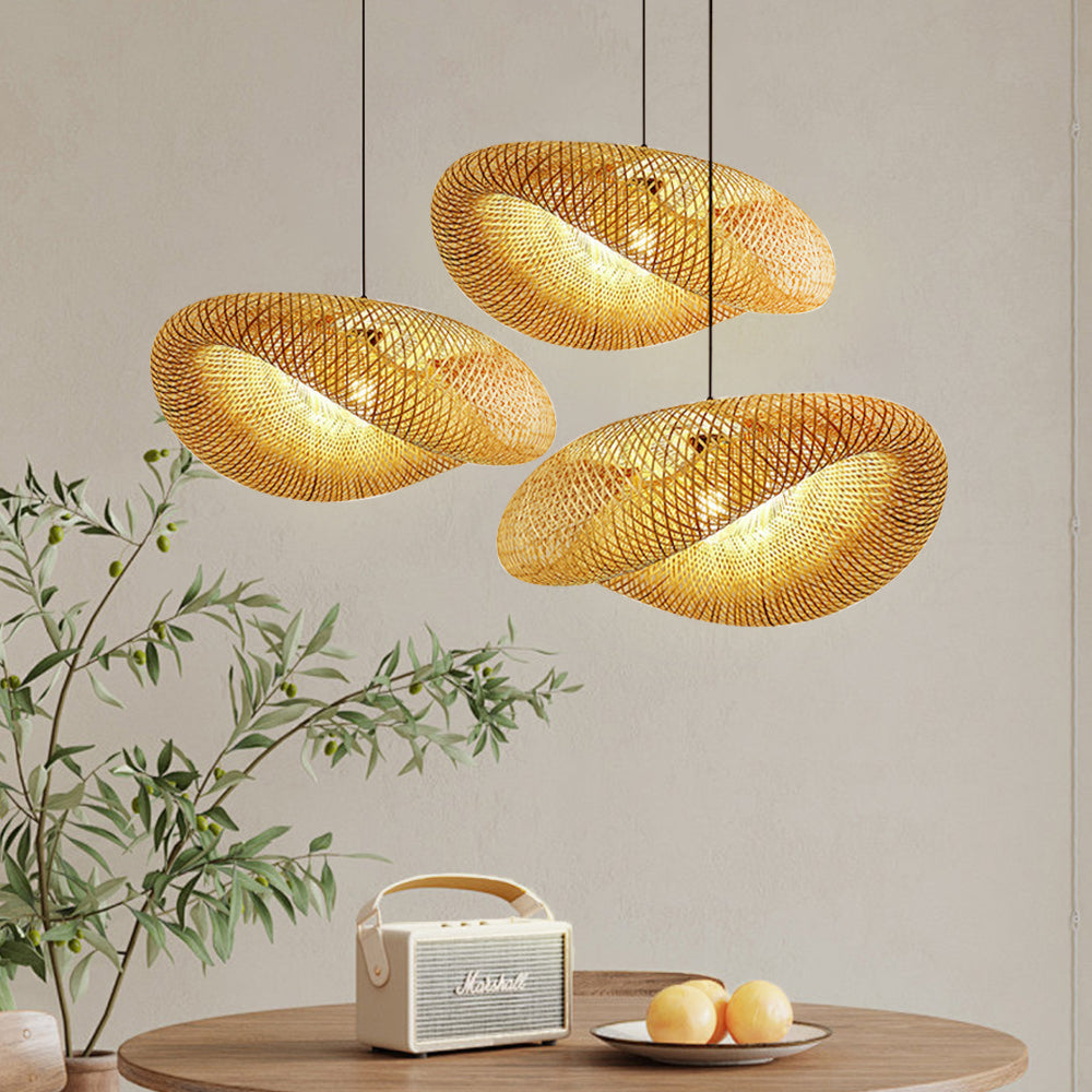Lampe Suspendue bambou Chaleureuse - Foivo