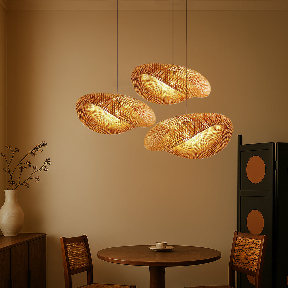 Lampe Suspendue bambou Chaleureuse