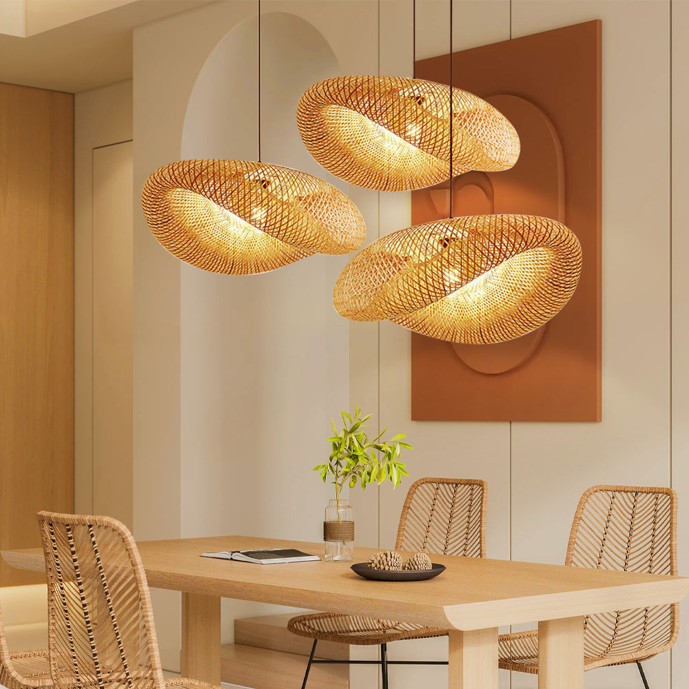 Lampe Suspendue bambou Chaleureuse