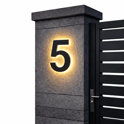 Numéros de Maison LED Personnalisables Modernes 10