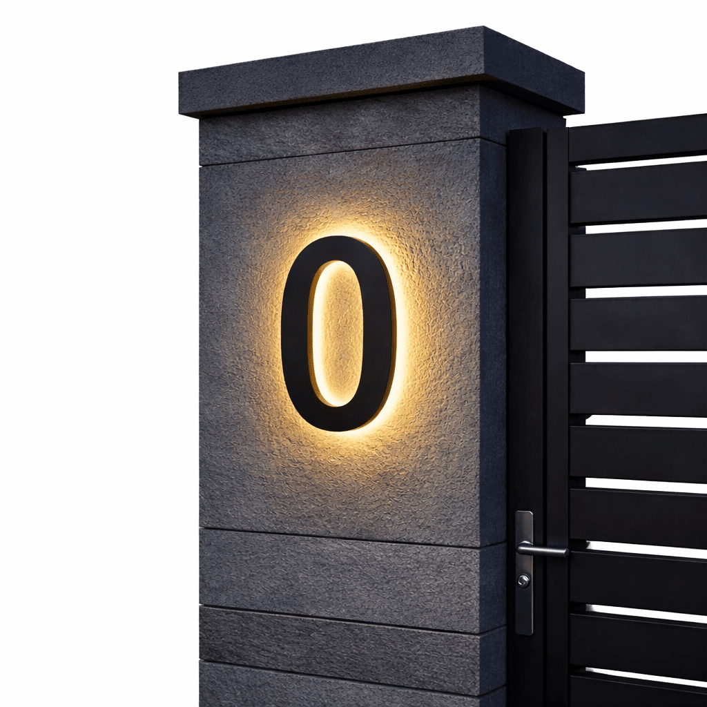 Numéros de Maison LED Personnalisables Modernes 7