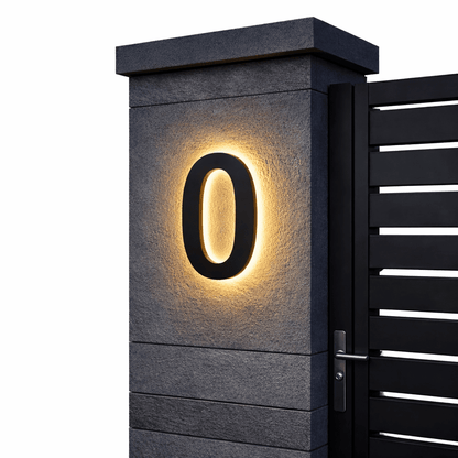 Numéros de Maison LED Personnalisables Modernes 7