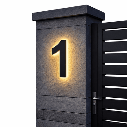 Numéros de Maison LED Personnalisables Modernes 8