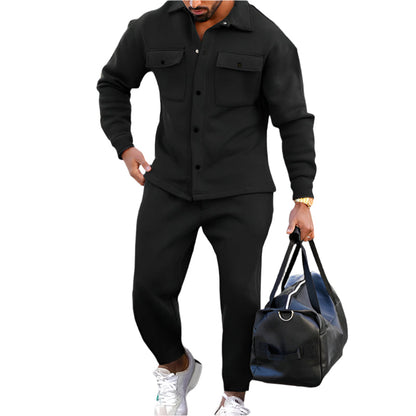 Costume Hiver Homme - Veste Longue et Pantalon Chaud - BlxckFR