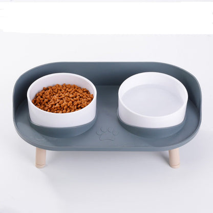 Bac à Manger Canin Élégant avec Pied Stable