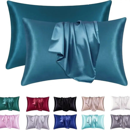 Housse de Coussin en Soie Douce pour Peau Sensible