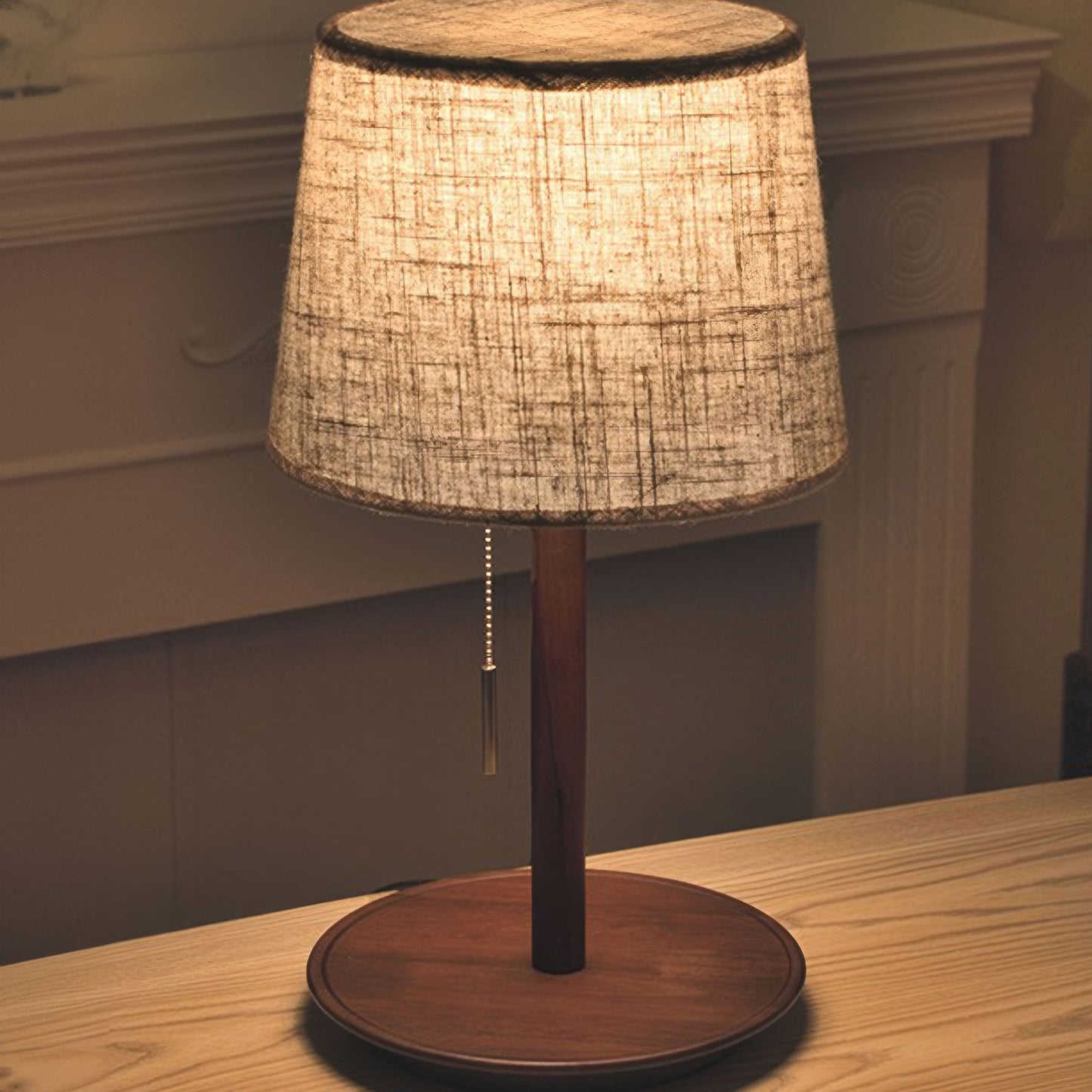 Lampe de Bureau Bois Chic Éclairage Doux