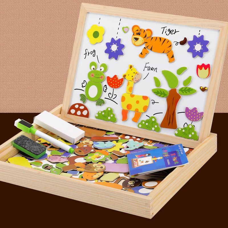 Tableau de Dessin Magnétique Bois pour Enfants