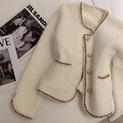 Veste en Velours Douce et Raffinée pour Femme
