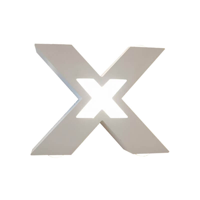 Lampe Murale LED Design X | Éclairage Extérieur Robuste