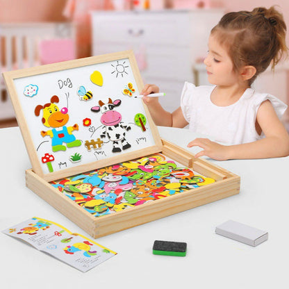 Tableau de Dessin Magnétique Bois pour Enfants - BlxckFR