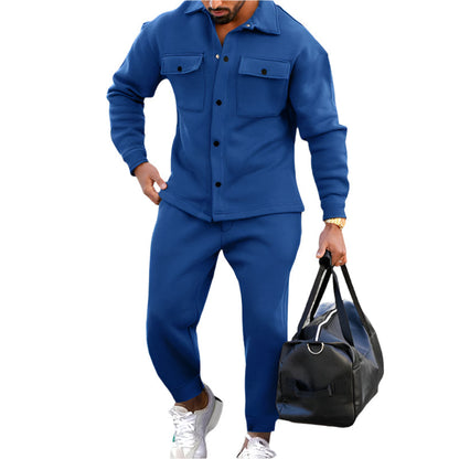 Costume Hiver Homme - Veste Longue et Pantalon Chaud