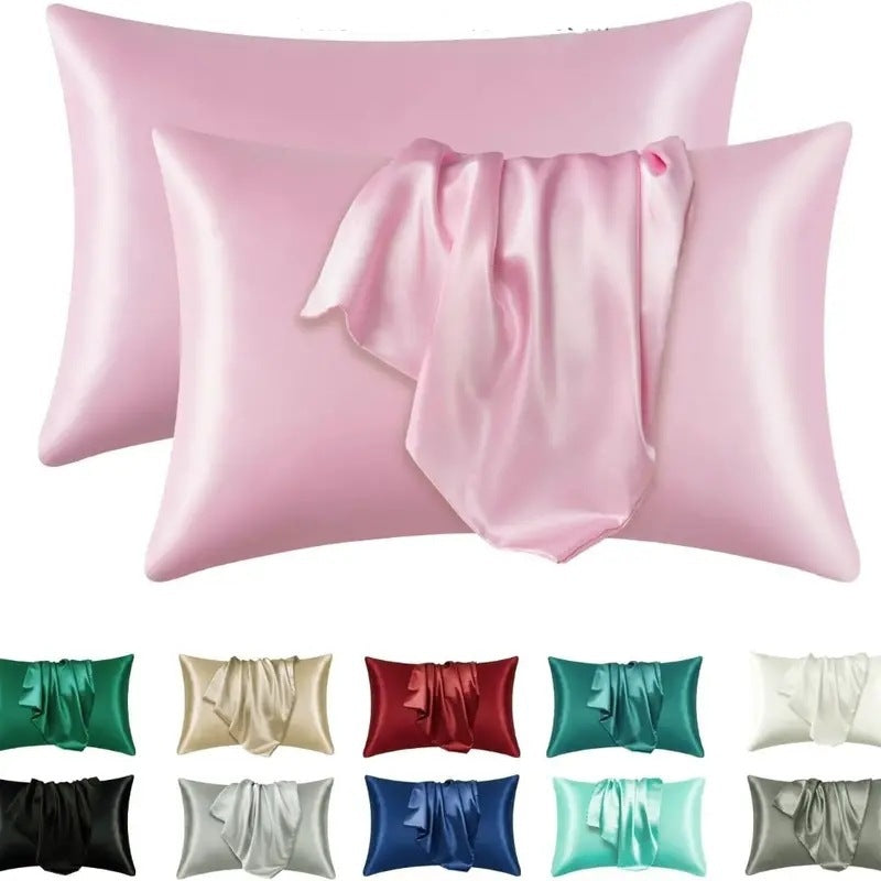 Housse de Coussin en Soie Douce pour Peau Sensible