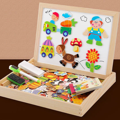 Tableau de Dessin Magnétique Bois pour Enfants