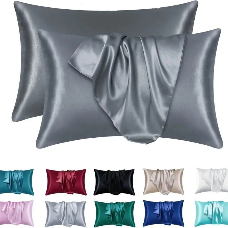 Housse de Coussin en Soie Douce pour Peau Sensible