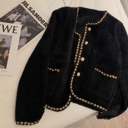 Veste en Velours Douce et Raffinée pour Femme
