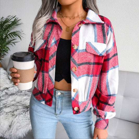 Veste écossaise douce et chaude - BlxckFR