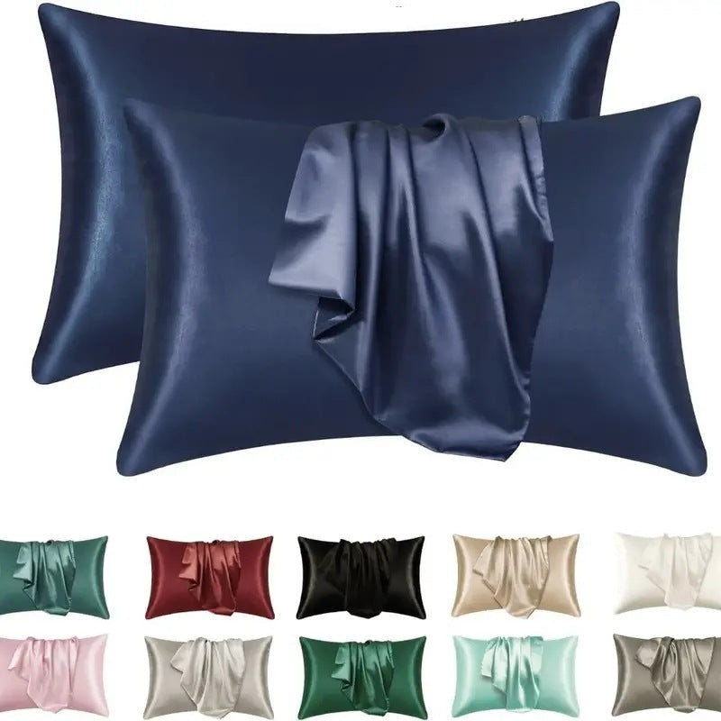 Housse de Coussin en Soie Douce pour Peau Sensible