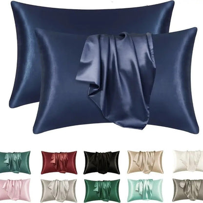 Housse de Coussin en Soie Douce pour Peau Sensible