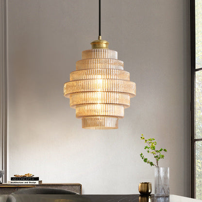 Luminaire Laiton Élégant Verre Transparent