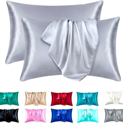 Housse de Coussin en Soie Douce pour Peau Sensible