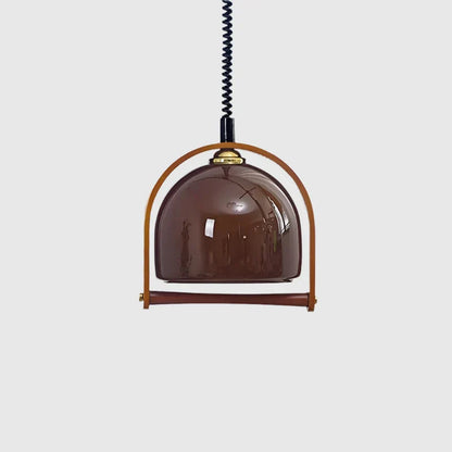Lampe Suspendue Bois Chic Rétro
