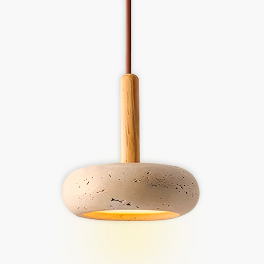 Lampe Travertin Élégante LED Naturelle - Foivo