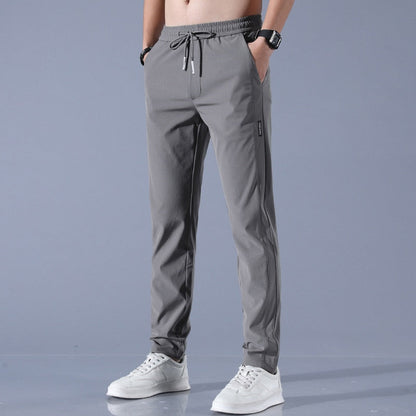 Pantalon Chino Homme Élégant Taille Affûtée