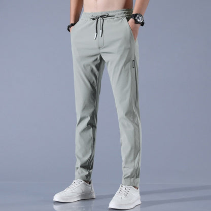 Pantalon Chino Homme Élégant Taille Affûtée