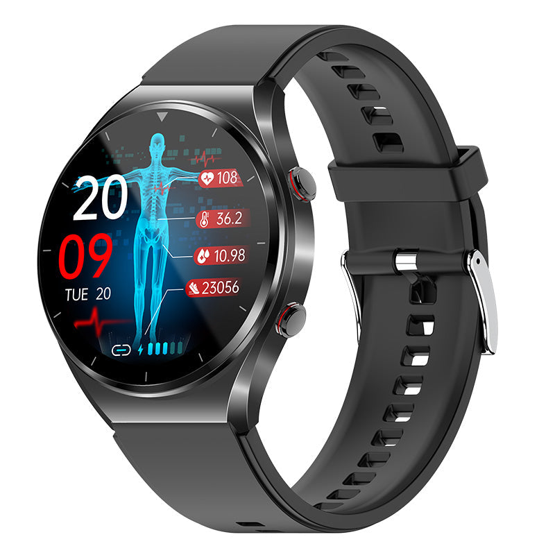 Montre Connectée de Santé Avancée avec Monitor de Glycémie et Tension Artérielle - Foivo