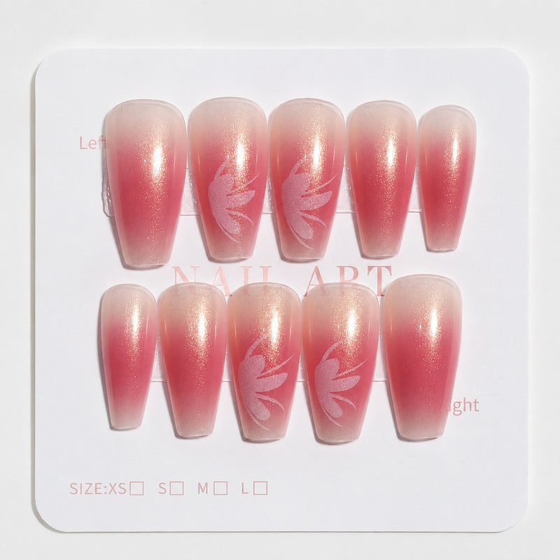 Ongles Artificiels Modernes Dégradé pour Femme 0