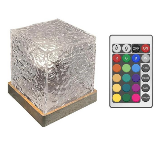 Lampe Cube Lumineux - Éclairage Coloré avec Télécommande - Foivo