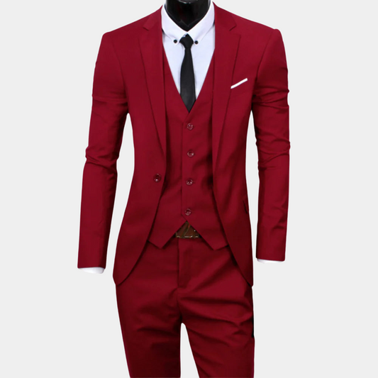 Costume Homme Classique 3 Pièces Élégant - Foivo