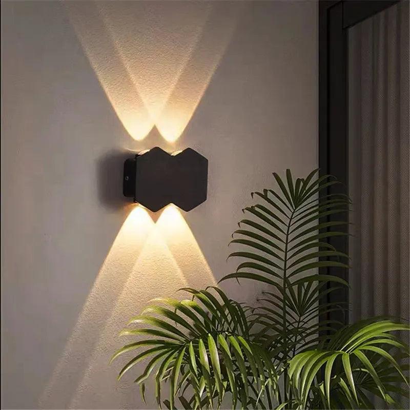 Lampe Murale LED Imperméable pour Décor Extérieur et Intérieur - blxckfr