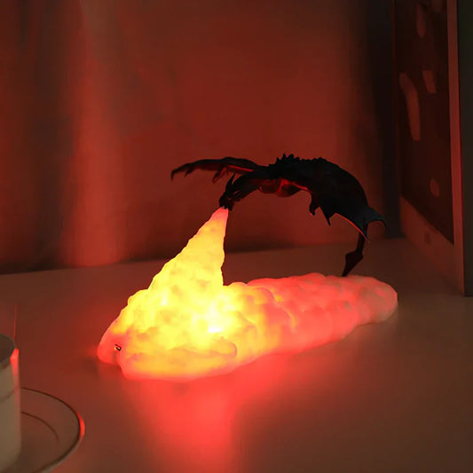Lampe de Table LED Dragon Flamme Magique - BlxckFR