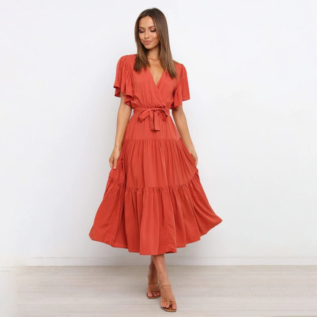 Robe Chic Détendue pour Femme | Tissu Doux et Taille Avantageuse