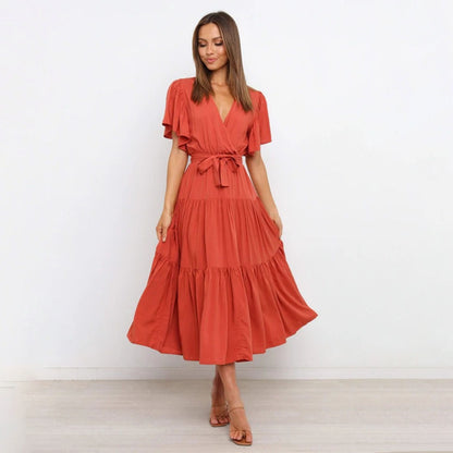Robe Chic Détendue pour Femme | Tissu Doux et Taille Avantageuse