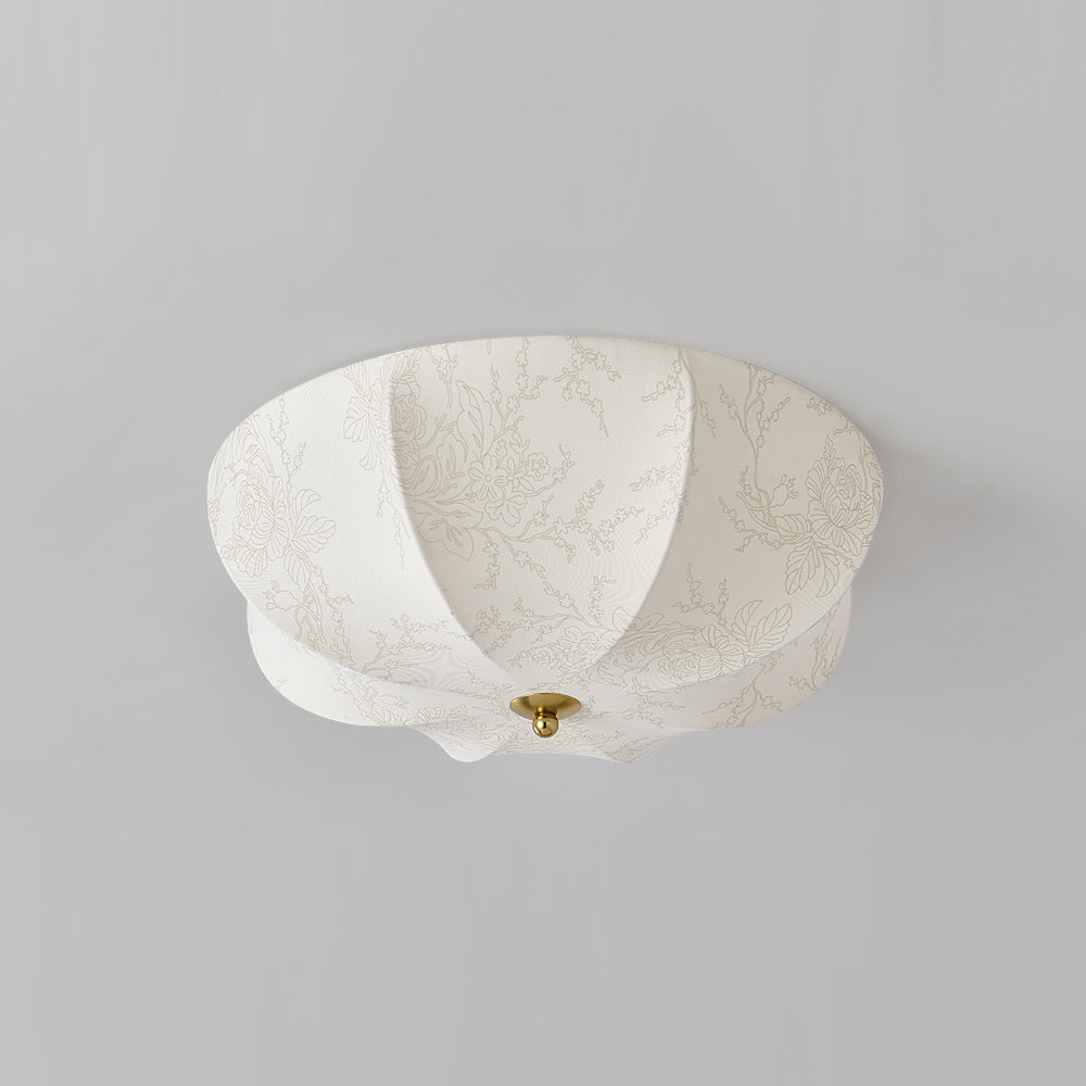 Lampe Tissu Chic Rétro Élégant