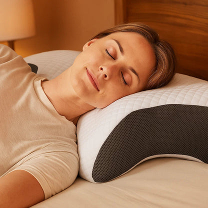 Oreiller Cervical Ergonomique pour un Sommeil Réparateur 0