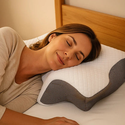 Oreiller Cervical Ergonomique pour un Sommeil Réparateur 3