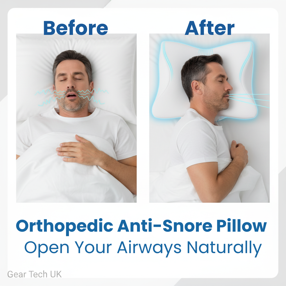 Oreiller Ergonomique Anti-Ronflement pour Un Sommeil Réparateur 1