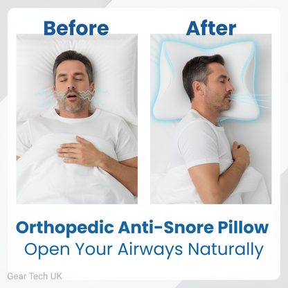 Oreiller Ergonomique Anti-Ronflement pour Un Sommeil Réparateur 1