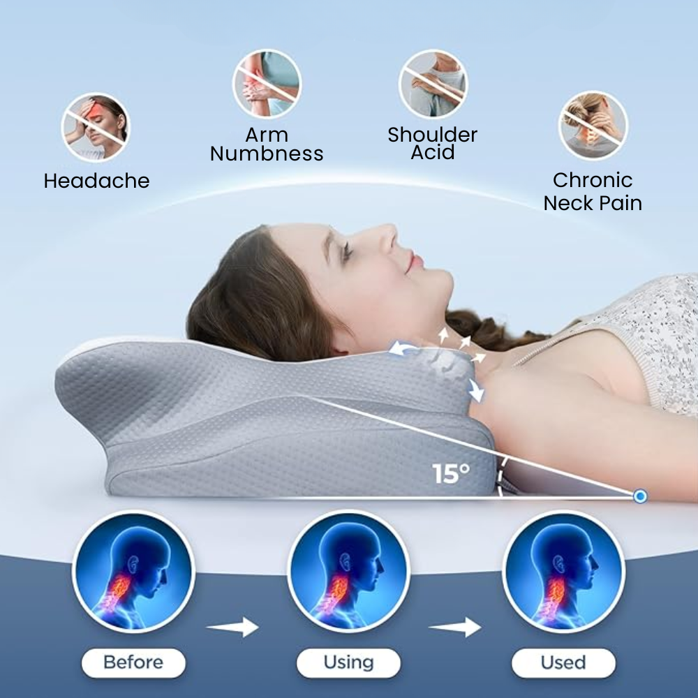 Oreiller Ergonomique Anti-Ronflement pour Un Sommeil Réparateur 8